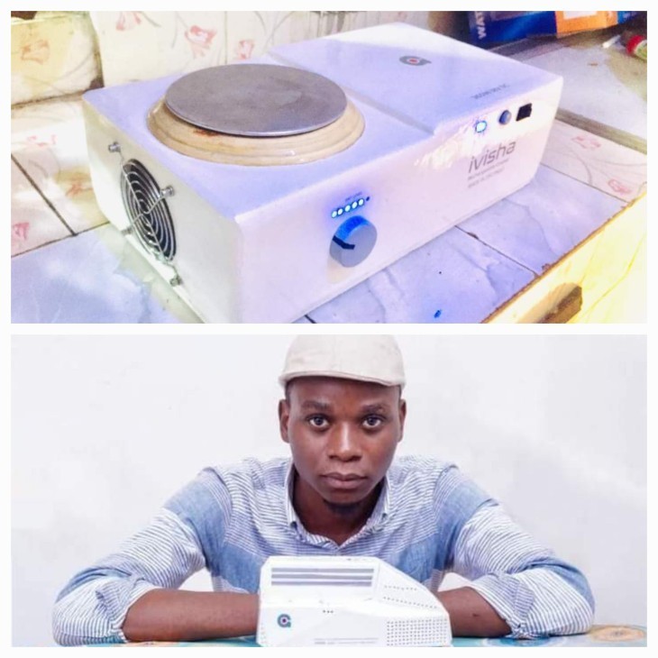 Article : A Goma, le jeune Ingénieur Elie Safari met sur pied Ivisha, un réchaud rechargeable